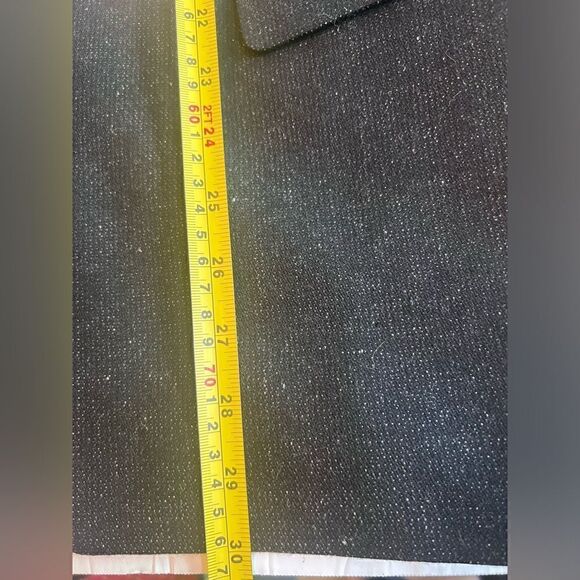 COPY - Duchamp Wool Blend Sportscoat Blazer Sz 38R Black White Flecks Med Weigh… - Picture 9 of 12